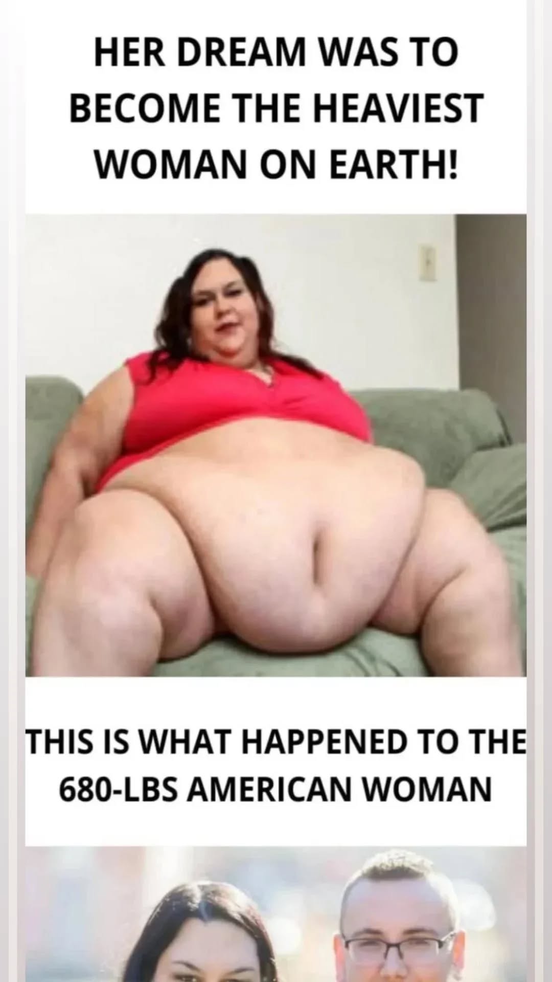 700lb BBW Model Wants To Be Too Fat To Move