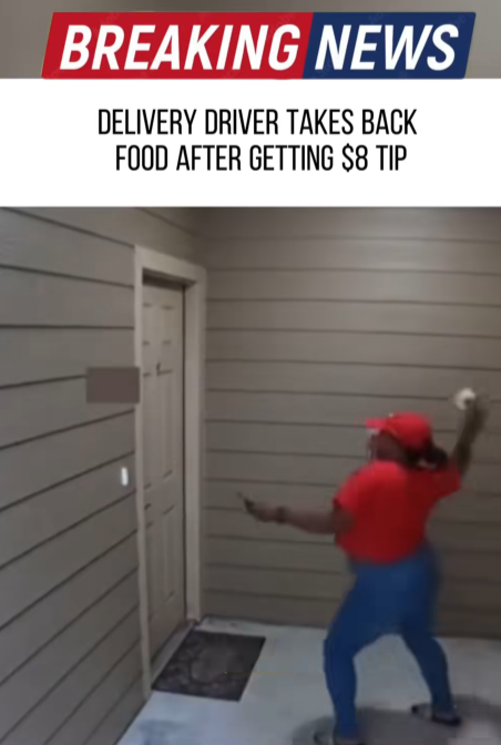 “Delivery Driver SNAPS After Getting an $8 Tip — What She Does Next Leaves Viewers Speechless ”