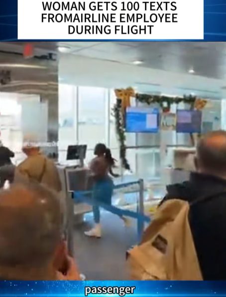“She Got 100 Messages From an Airline Employee Mid-Flight — What Happened Next Shocked the Entire Plane”