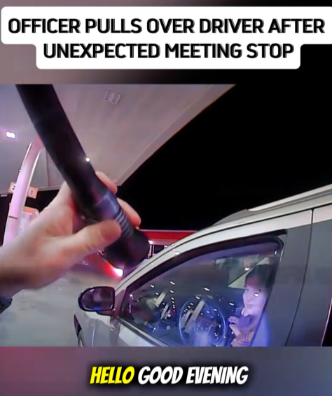 “Officer Stops Driver at Gas Station — What He Discovers Leaves Everyone Speechless”
