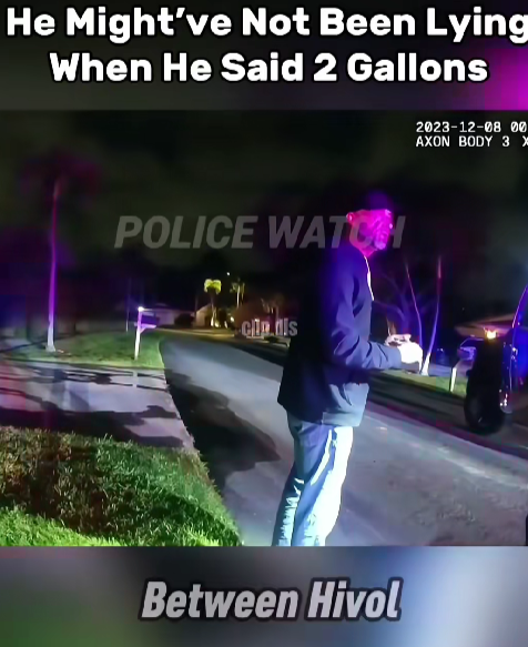 “Man Claims He Drank 2 Gallons — Police Realize He Might’ve Been Telling the Truth…”