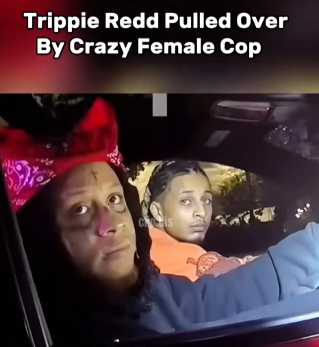 “Trippie Redd’s Late-Night Traffic Stop Turns Chaotic — Fans Shocked by Officer’s Behavior!”