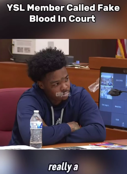 “Courtroom Erupts After YSL Member Gets Called a ‘Fake Blood’ — His Reaction Says EVERYTHING!”
