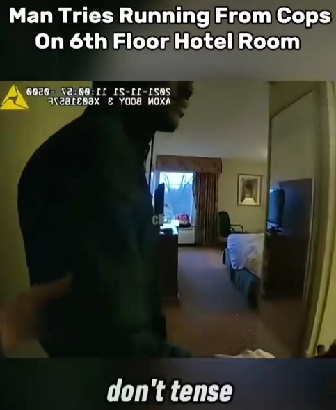 “Hotel Chaos Unfolds as Man Attempts Daring Escape From 6th-Floor Room”