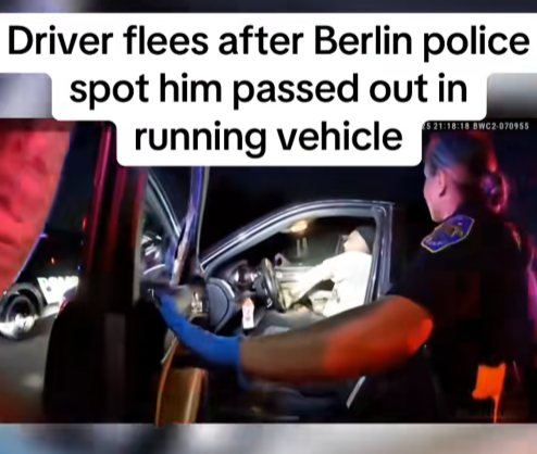 “Police Shocked After Driver Found Passed Out Suddenly Bolts Into the Night—Caught on Camera!”