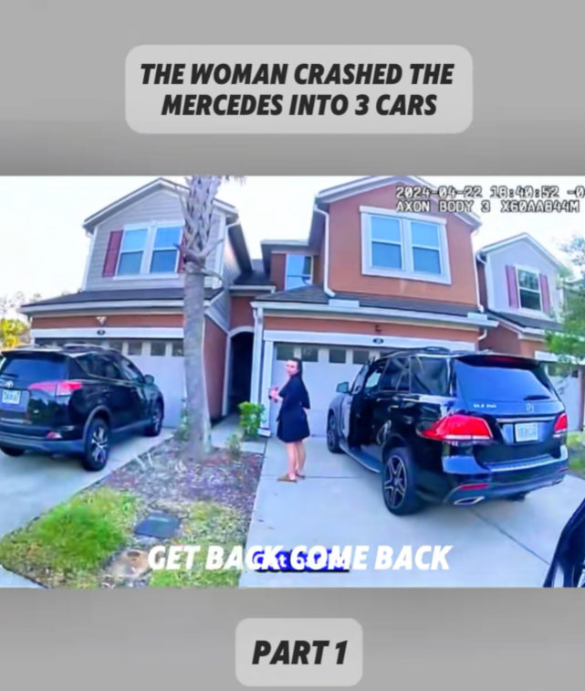 “Mercedes Driver Leaves Trail of Wrecked Cars — Officers Confront Her at Home Moments Later (Part 1)”