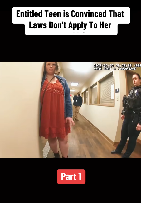 “Teen Refuses to Follow Police Orders — Insists ‘The Rules Don’t Apply to Me’ in Shocking Bodycam Footage”