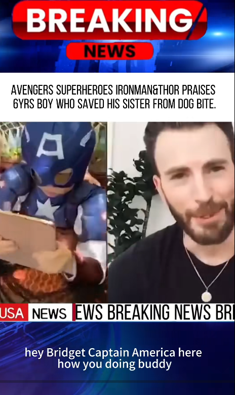 “Little Hero Gets Surprise Message From ‘Captain America’ After Saving His Sister — Internet Melts!”