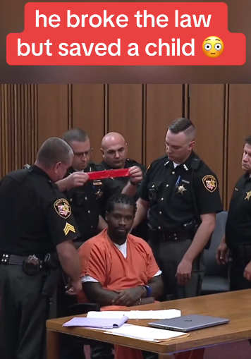 “Man Sent to Court for Breaking the Law — But What He Did to Save a Child Has Everyone Calling Him a Hero”