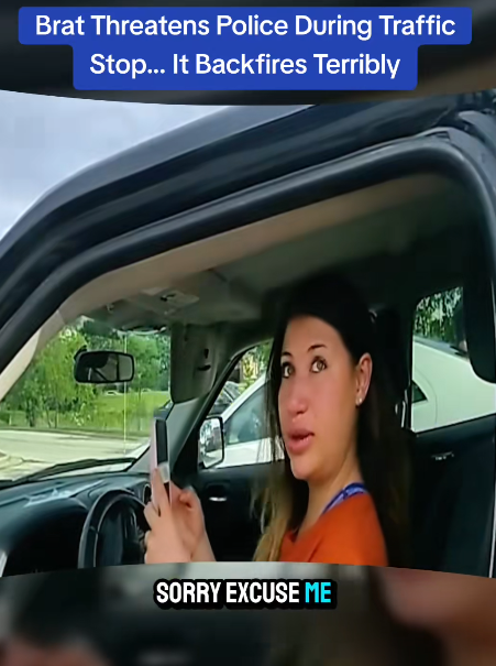 “Teen Tries to Intimidate Officer During Traffic Stop — Seconds Later, Everything Goes Horribly Wrong”