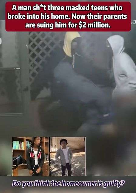 “Homeowner Fires at Masked Teens During Break-In — Now Parents Are Suing Him for $2 Million”