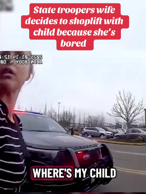 “Police Detain Woman After Store Reports Theft — Bodycam Shows Tense Moments as She Demands to Know Where Her Child Is”