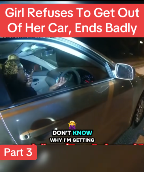 “She Refused to Step Out of the Car… What Happens Next Had Everyone Shocked!”