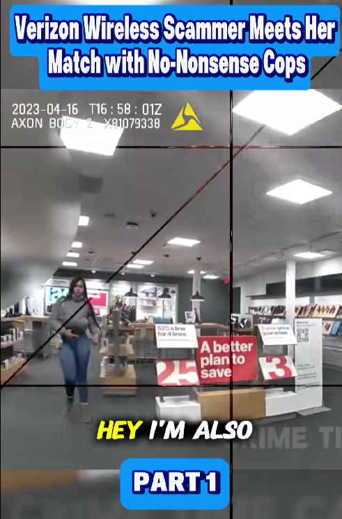 “Verizon Scammer Thinks She Outsmarted Everyone — Until No-Nonsense Cops Walk In”