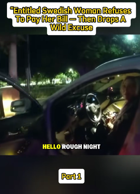 “Swedish Woman Refuses to Pay Her Restaurant Bill — What She Says Next Leaves Cops Speechless ”