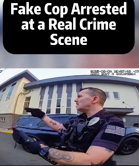 Fake Cop Exposed and Arrested in Front of Real Officers — The Shocking Moment Nobody Saw Coming