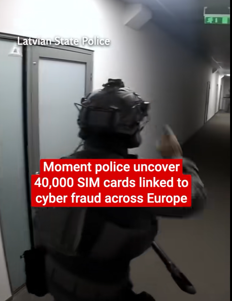 Europe’s Largest SIM-Card Cybercrime Bust: The Moment Police Found 40,000 Cards in a Single Raid