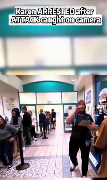 “Chaos Erupts in Packed Store as ‘Karen’ Turns Violent — Shocking Attack Leads to Immediate Arrest”
