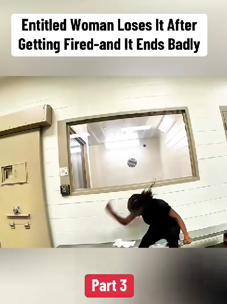 “Fired Employee Completely Loses Control Inside Holding Room — Meltdown Caught on Camera Ends in Disaster”