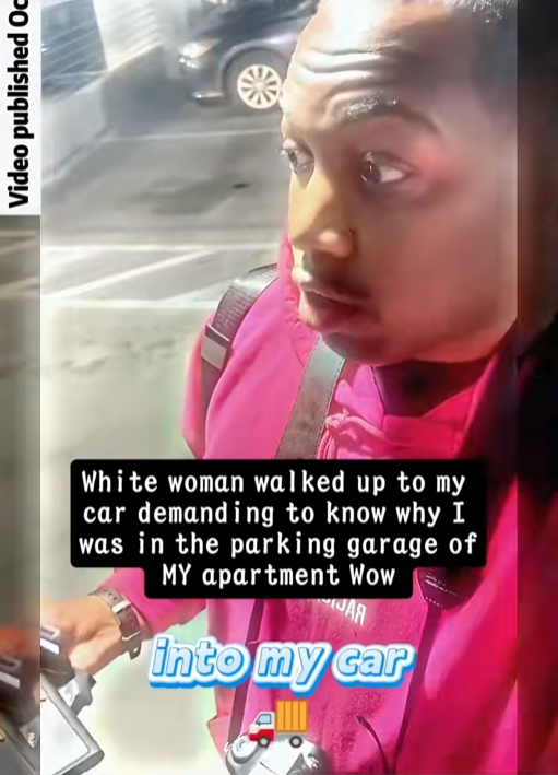 “Man Confronted in His OWN Apartment Garage — Situation Takes an Unexpected Turn”