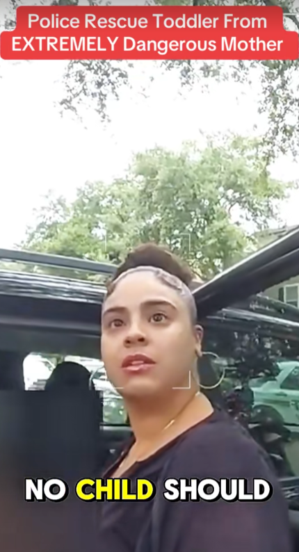 “Terrified Toddler Pulled From ‘Danger Zone’ After Mother’s Shocking Behavior Sends Police Into Action”