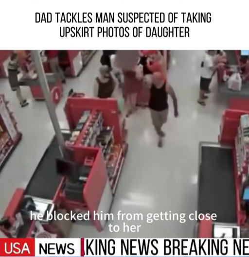 Dad Stops Suspected Predator in a Split-Second Tackle Caught on Camera