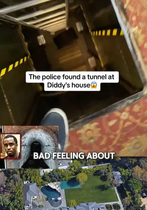 Police Stunned After Discovering Secret Tunnel Inside Diddy’s Mansion—What They Found Below Has Everyone Talking