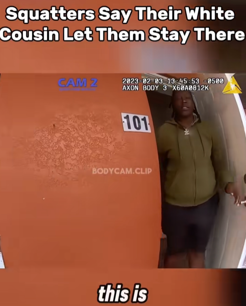 Squatters Confront Police, Claim Relative Gave Them Permission to Live There