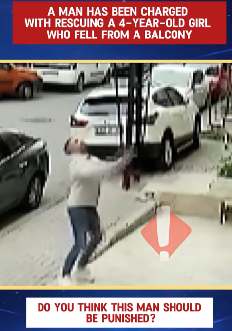 Hero Saves a Falling Child — But What Happened to Him After Has Everyone Outraged