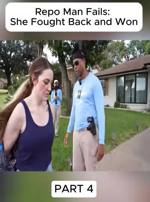 “Repo Man Loses Control: Homeowner Stands Her Ground in a Wild Showdown – Part 4”