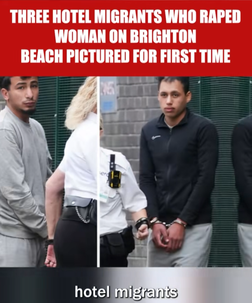 “Shocking Beach Attack: Police Finally Release Images of Three Suspects Linked to the Brighton Case”
