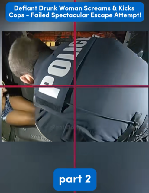 “She Tried to Break Out of the Patrol Car — Officers Say the Backseat Turned Into a Battlefield: Part 2”