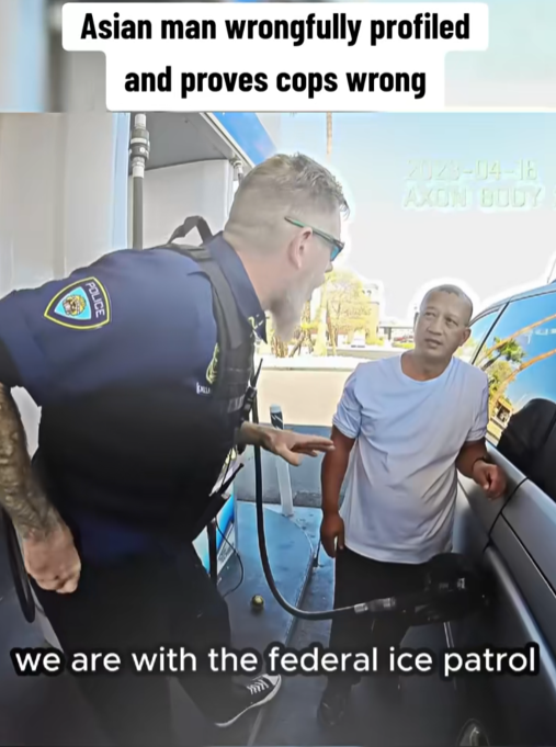 “Gas Station Showdown: Man Outsmarts Officers After Being Profiled — The Truth SHUTS Them DOWN!”