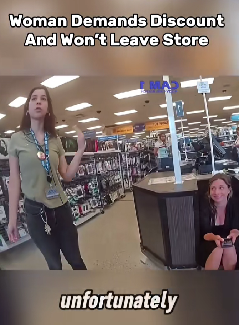 “Customer Throws Wild Tantrum After Store Refuses Her ‘Special Discount’ — Staff Forced to Call Police!”