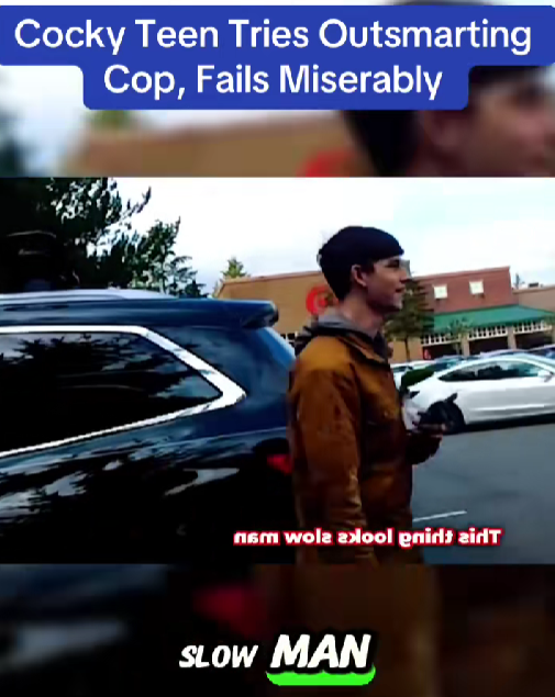 “Cocky Teen Thinks He’s Smarter Than the Cop — Seconds Later, Reality Hits Hard!”