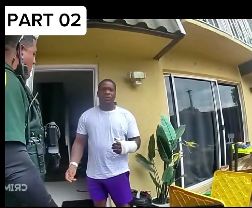 “Officers Return for Round Two — Injured Man Confronted as Tension Escalates on Camera”