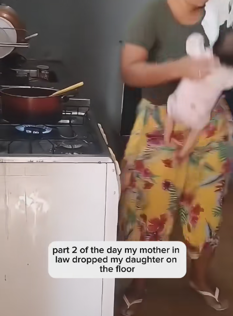 “Kitchen Chaos Caught on Camera: Mom Shares the Aftermath of a Scary Moment With Her Baby”