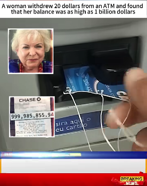 “Woman Withdraws $20 — ATM Receipt Shows Nearly $1 Billion Balance, Leaving Her in Total Shock”