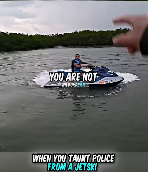 “Man on Jetski Mocks Police — Instantly Regrets It When Things Take a Wild Turn”
