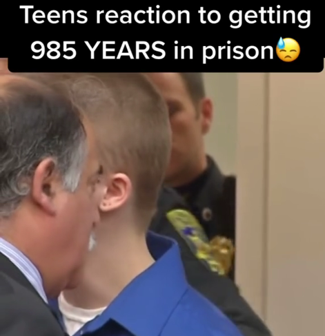 Teen Sentenced to 985 Years in Prison — Courtroom Reaction Goes Viral