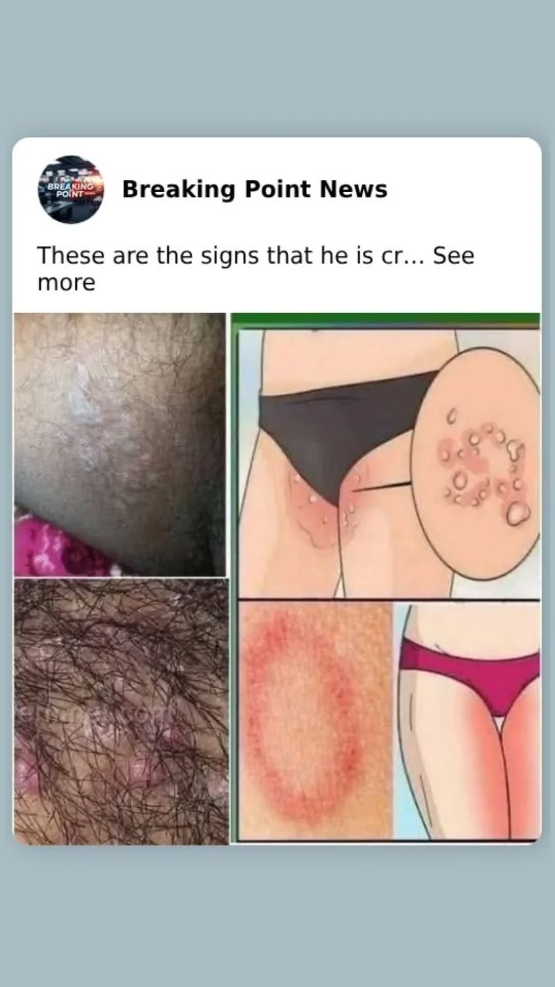 These are the signs that he is cr… See more