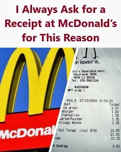 Why I Always Ask for a Receipt at McDonald’s — And How It Quietly Improves the Entire Experience