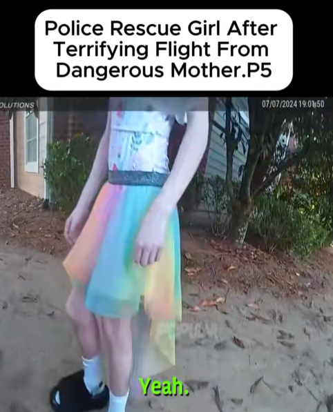 “Terrified Girl Escapes Dangerous Mother — Police Step In Just in Time”