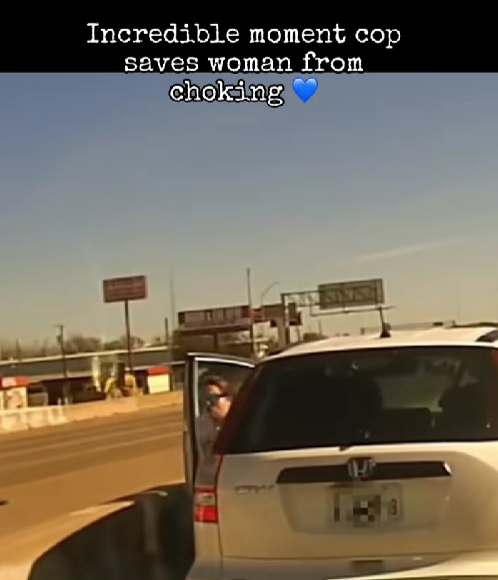 “Hero Cop Saves Woman Choking on the Side of the Road — Every Second Counted”