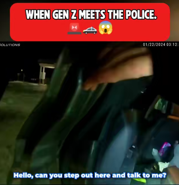 “When Gen Z Meets the Police: The Most Chaotic Traffic Stop Ever”