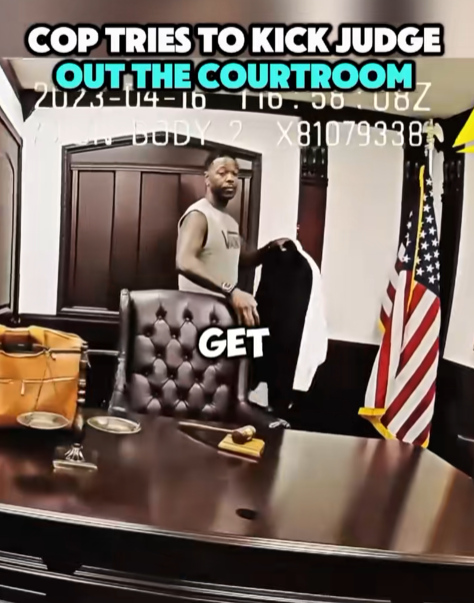 Cop Tries to Kick Judge Out of the Courtroom — Chaos Erupts on Camera!