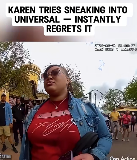 Karen Tries Sneaking Into Universal — Instantly Regrets It