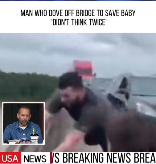 Hero Jumps Off Bridge to Save Baby — Says He “Didn’t Think Twice”