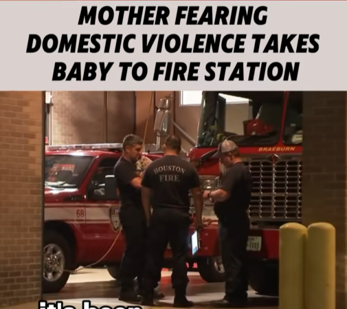 Terrified Mother Hands Over Baby at Fire Station After Escaping Abusive Home