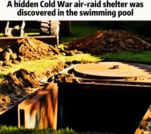 Family Shocked After Finding Cold War Bunker Hidden Beneath Their Pool